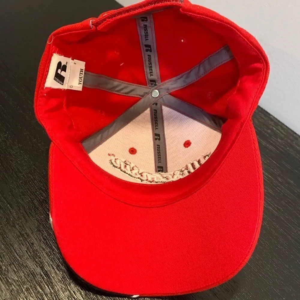 Wisconsin youth adjustable baseball hat